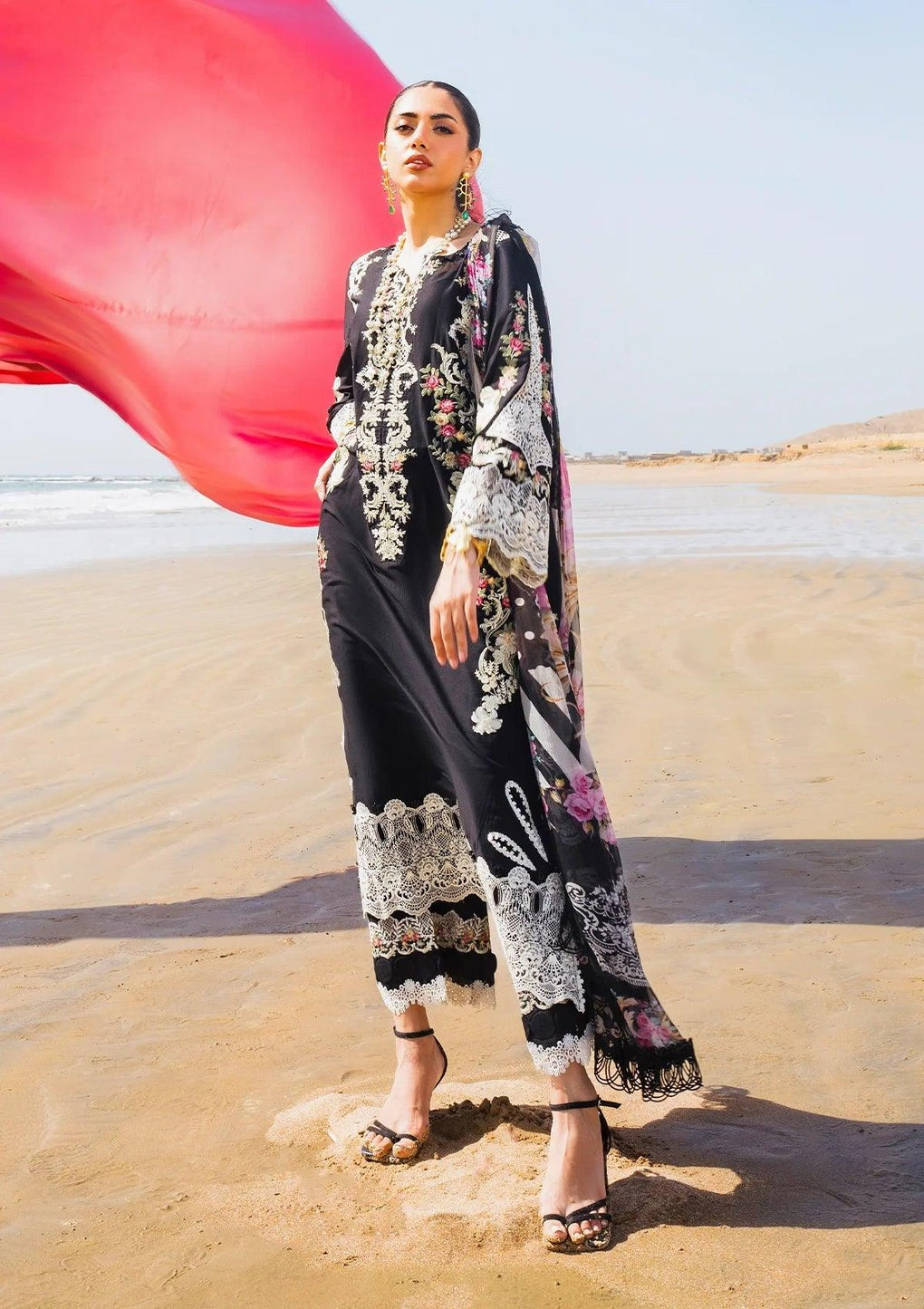 ELAF Luxury Embroidered Lawn EHK-09 Nafees