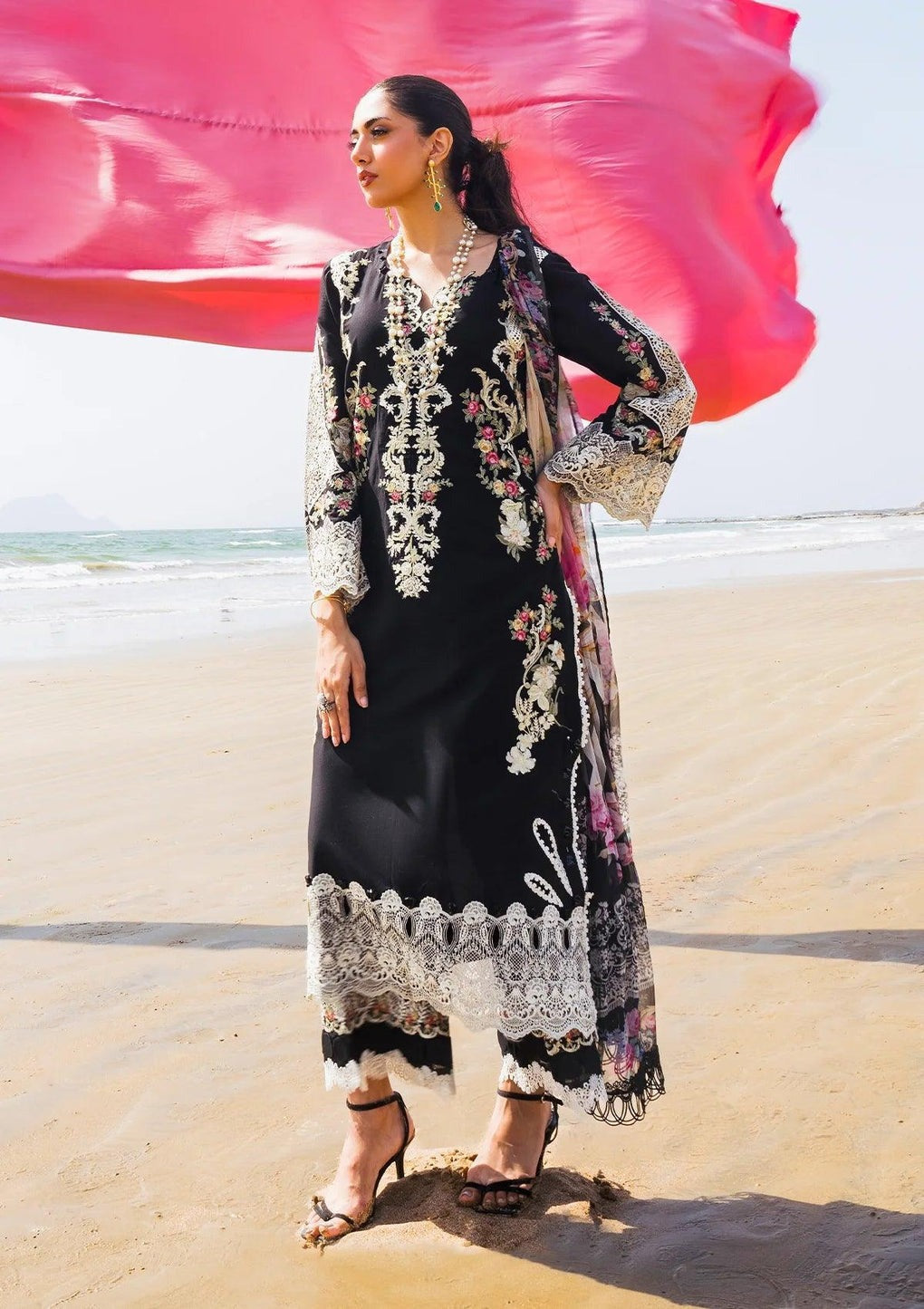 ELAF Luxury Embroidered Lawn EHK-09 Nafees