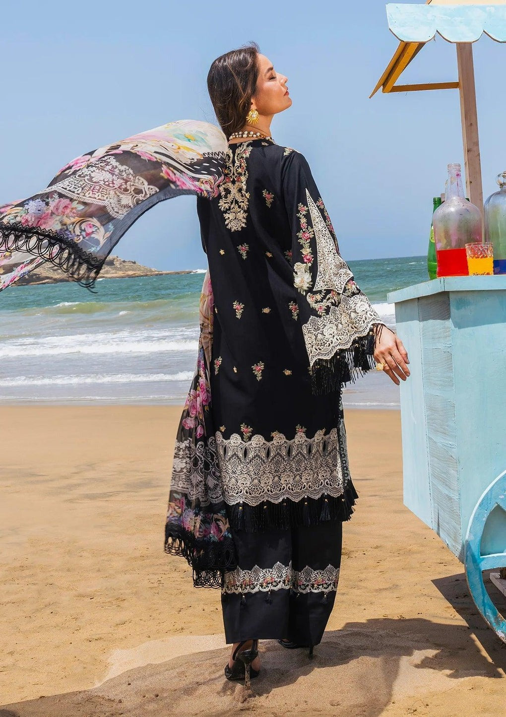 ELAF Luxury Embroidered Lawn EHK-09 Nafees