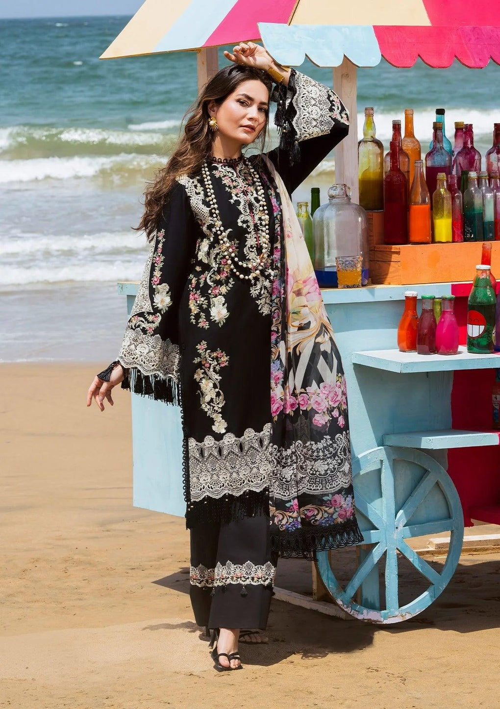 ELAF Luxury Embroidered Lawn EHK-09 Nafees