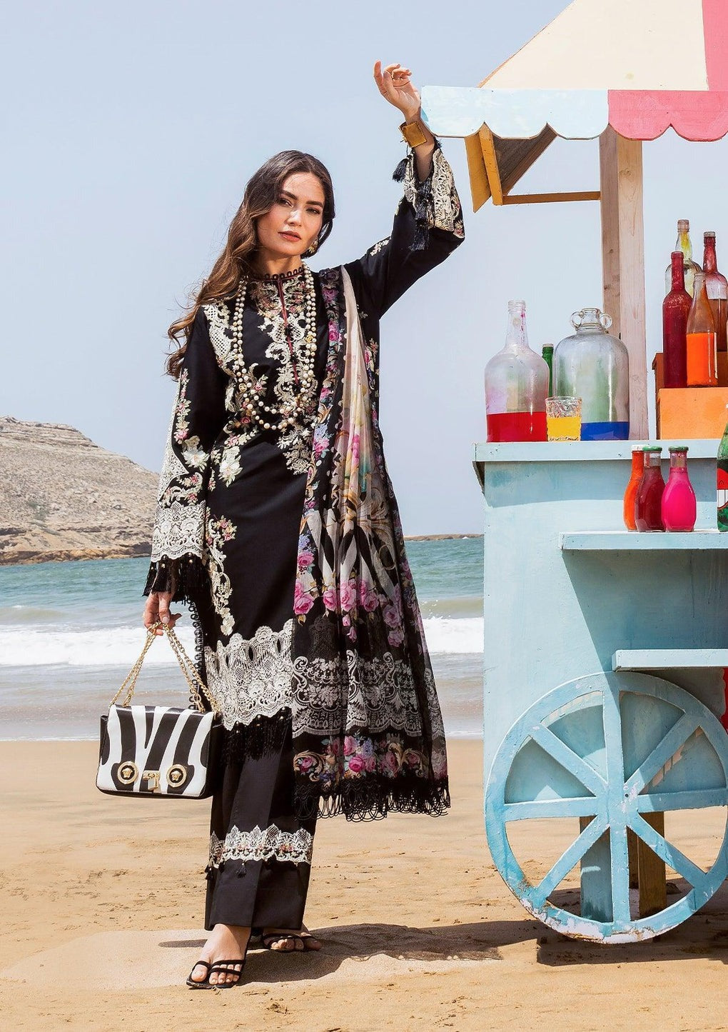 ELAF Luxury Embroidered Lawn EHK-09 Nafees