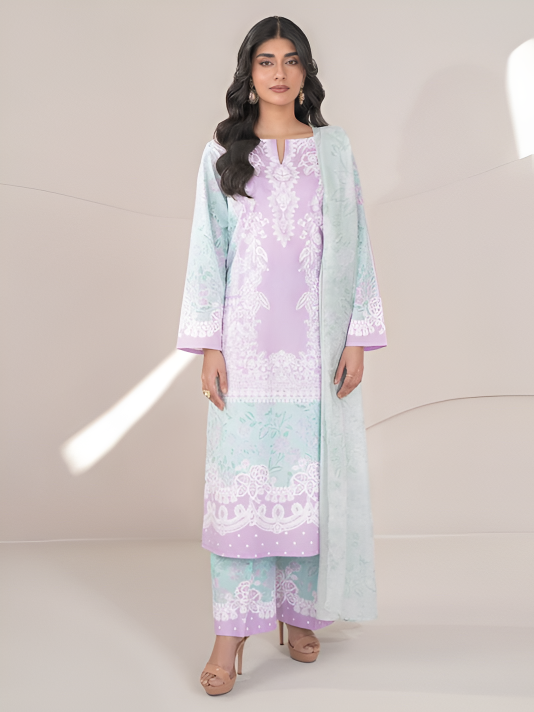 3 Piece Lawn Suit