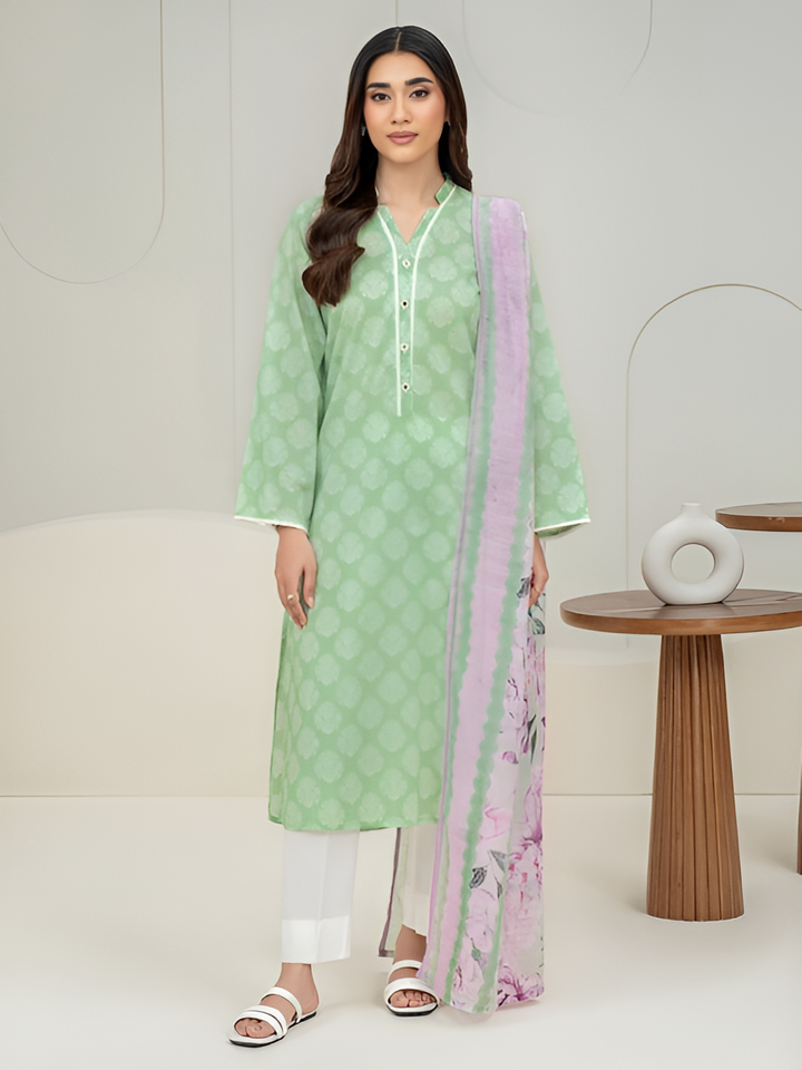 2 Piece Lawn Suit-Printed