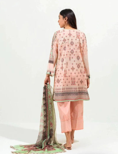 BEECHTREE PRINTED LAWN SUIT-Dewy Pastel