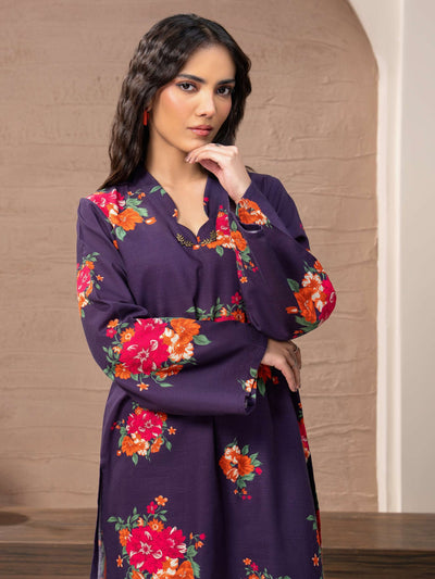 LIMELIGHT UNSTITCHED Printed Khaddar Shirt-U3807SH