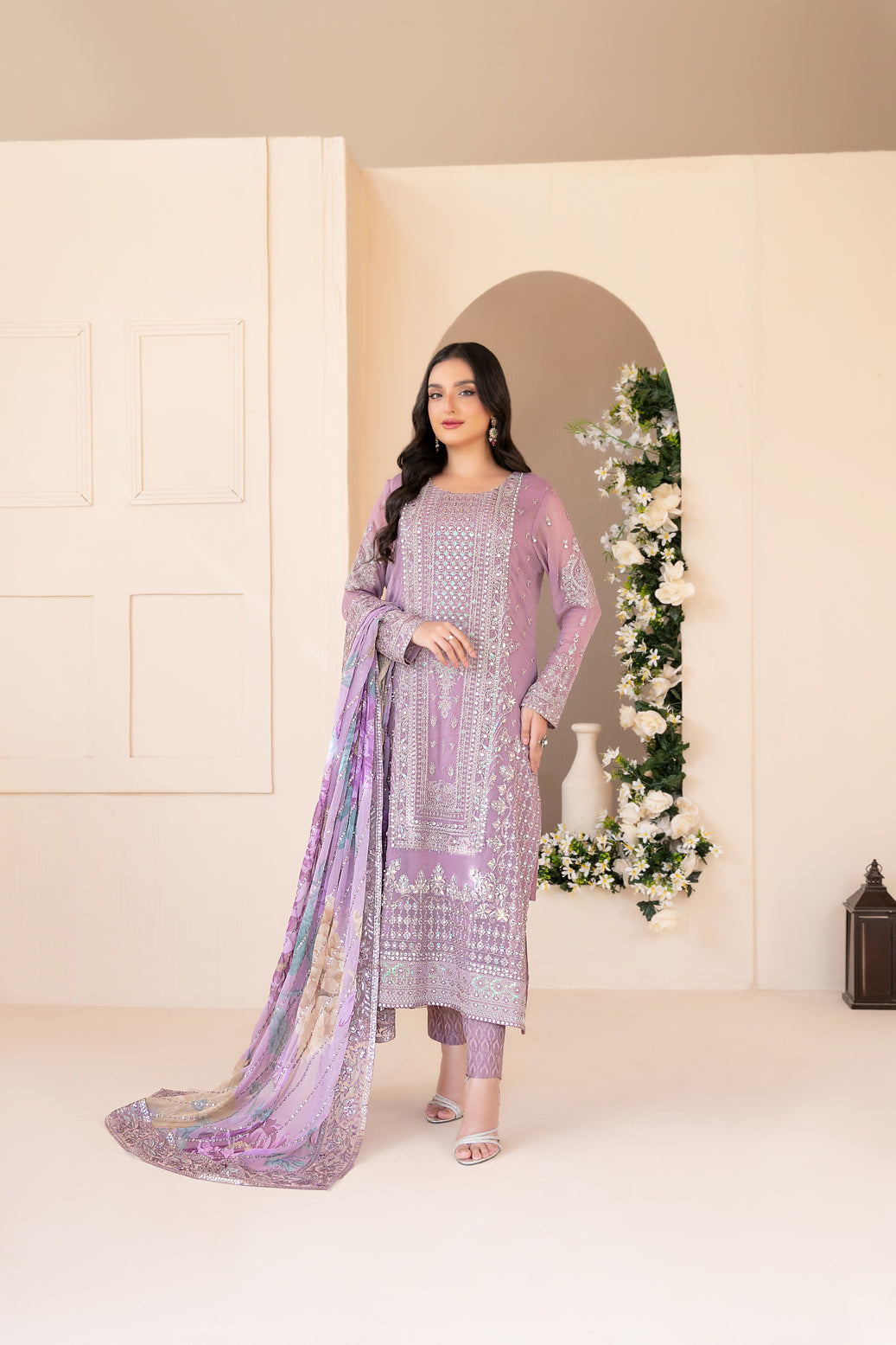 Sunehri 3 Piece Semi-Stitched Collection