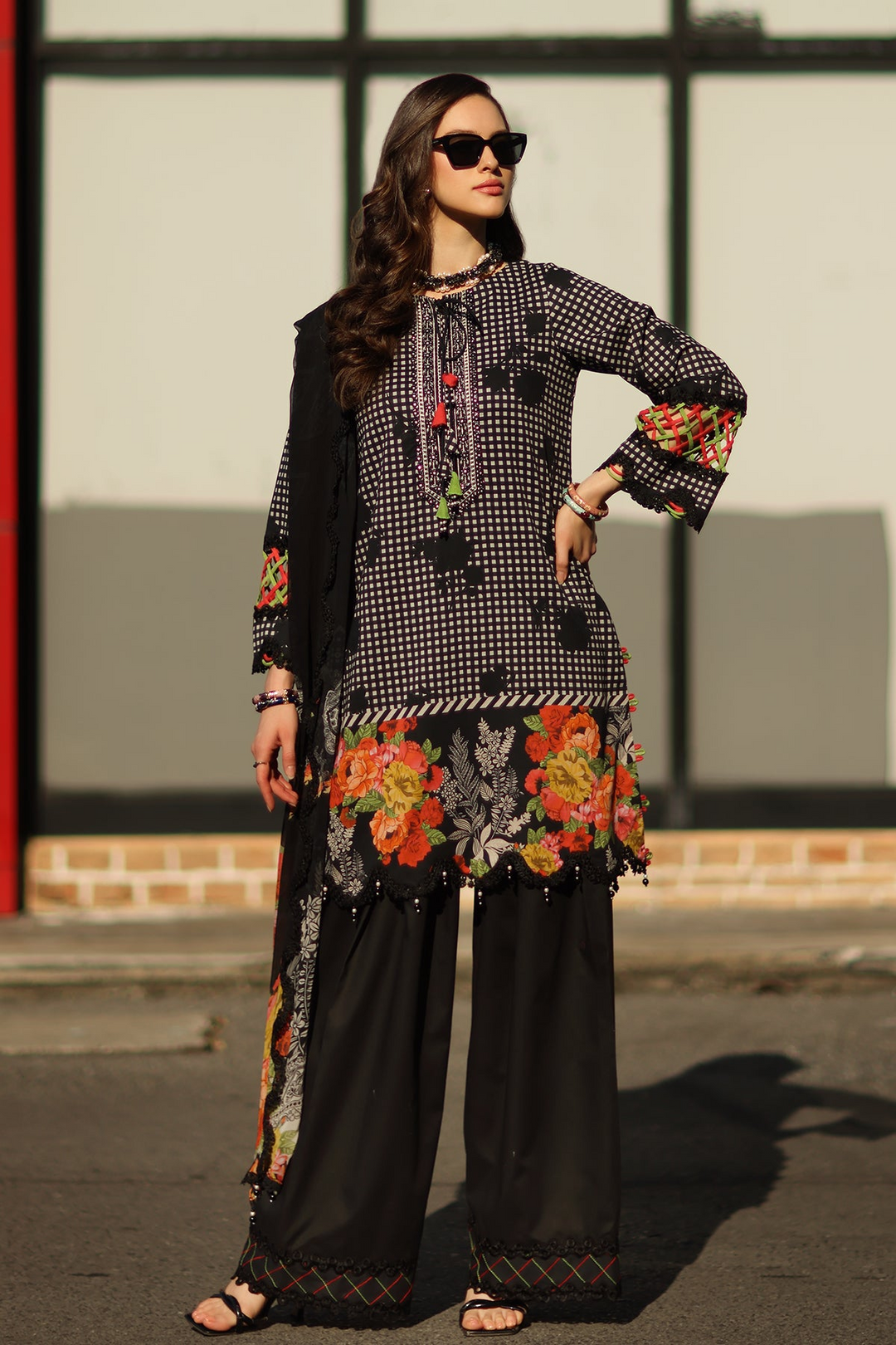3-PC Unstitched Embroidered Lawn Collection