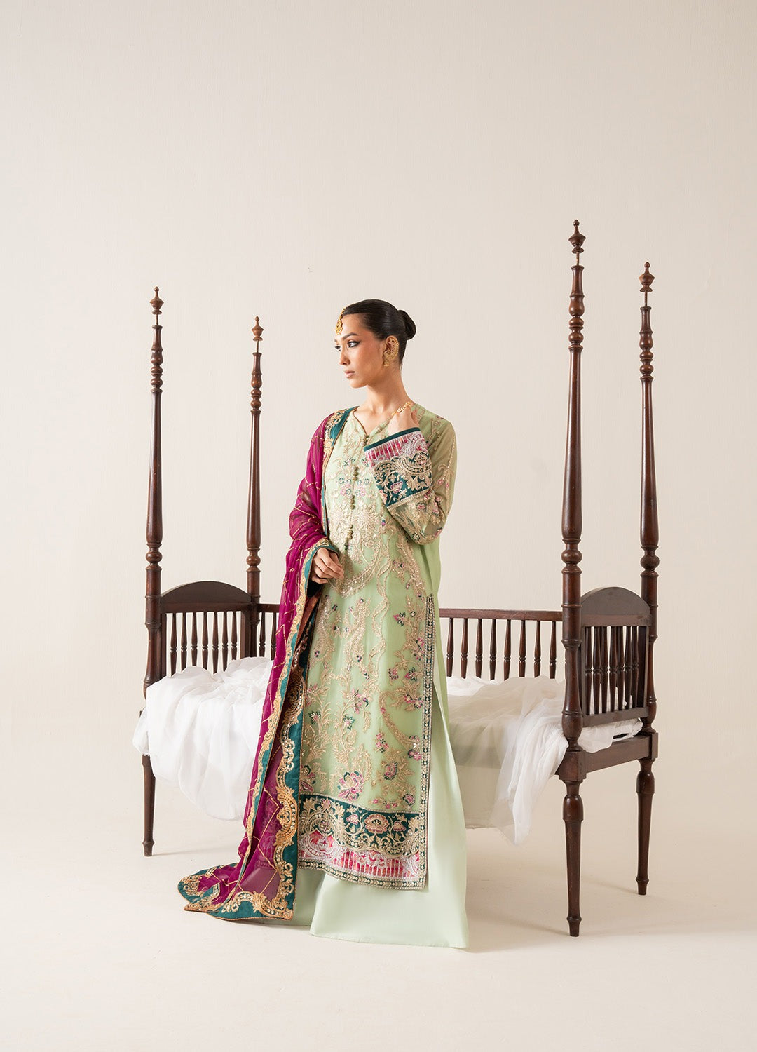 Freesia Zaib Embroirdered Chiffon