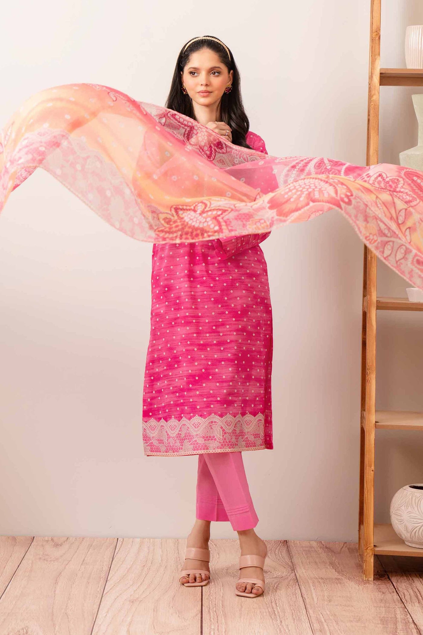 NISHAT LINEN Printed Suit 3 piece