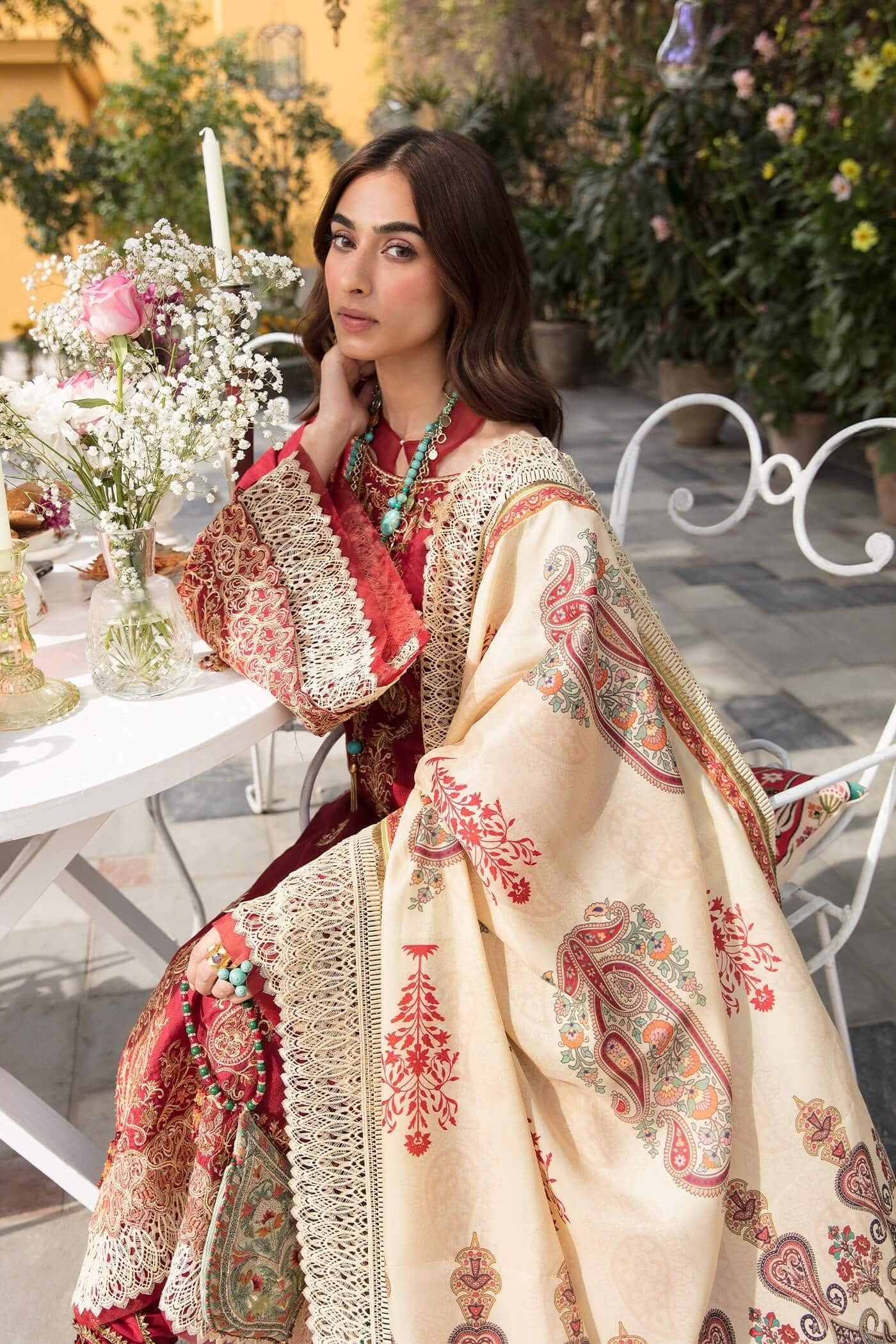 NILOFFR SHAHID LUXURY LAWN-MADEMOISELLE