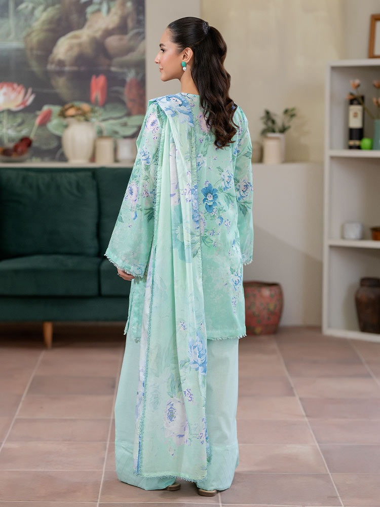 CHIKANKARI Digital Printed Lawn Suit