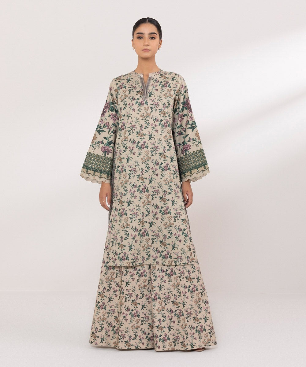 Sapphire || 2 PIECE-EMBROIDERED LAWN SUIT