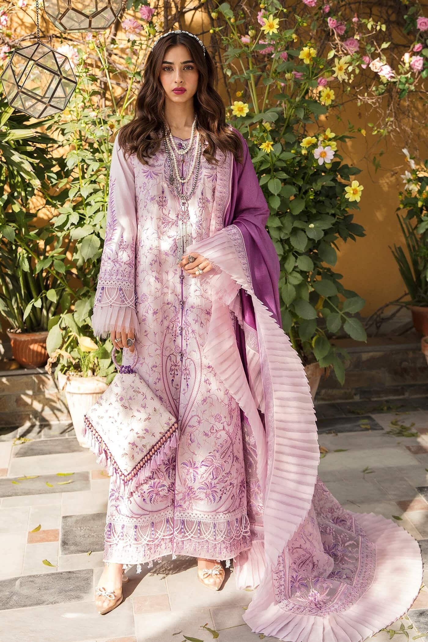 NILOFFR SHAHID LUXURY LAWN-ANGELS BREATH