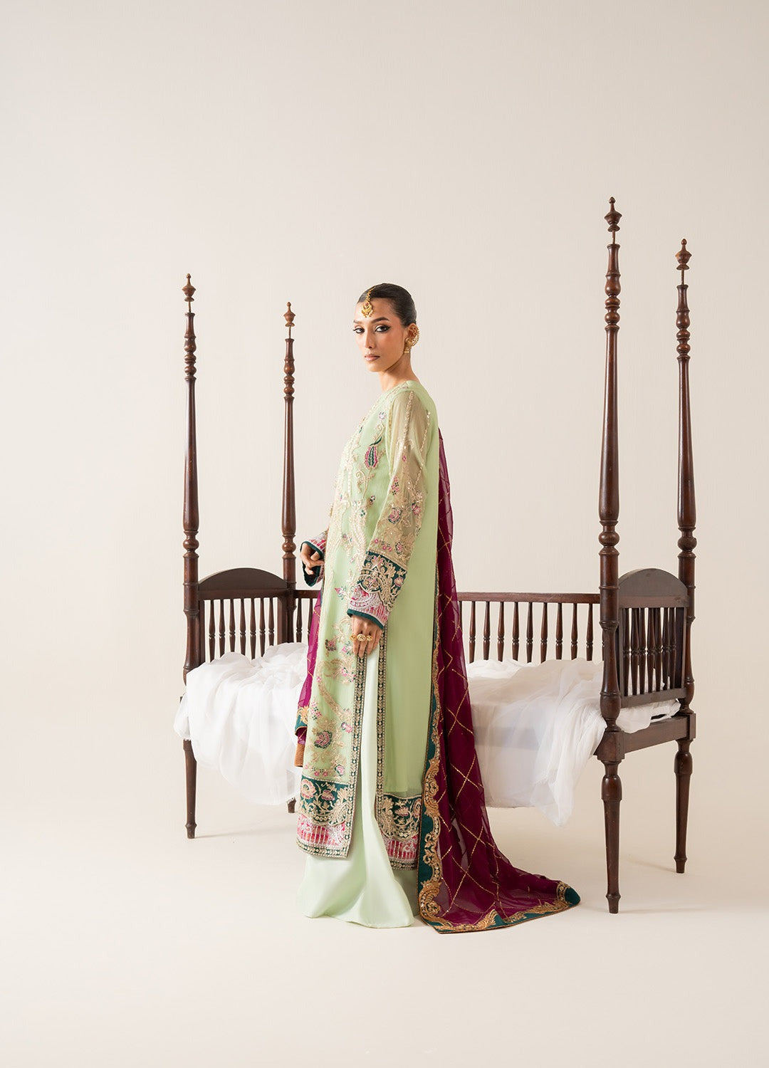 Freesia Zaib Embroirdered Chiffon