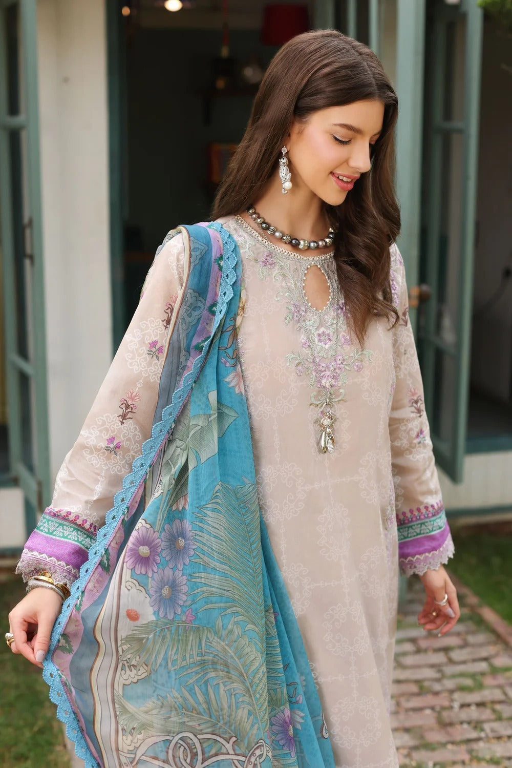 Noor Luxe Printkari Digital Printed Lawn