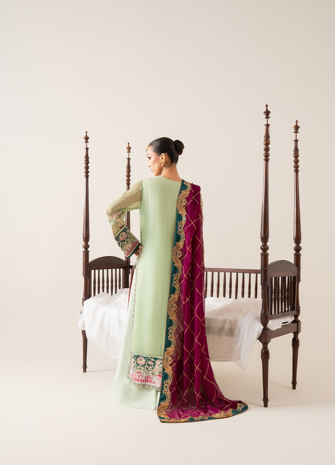 Freesia Zaib Embroirdered Chiffon