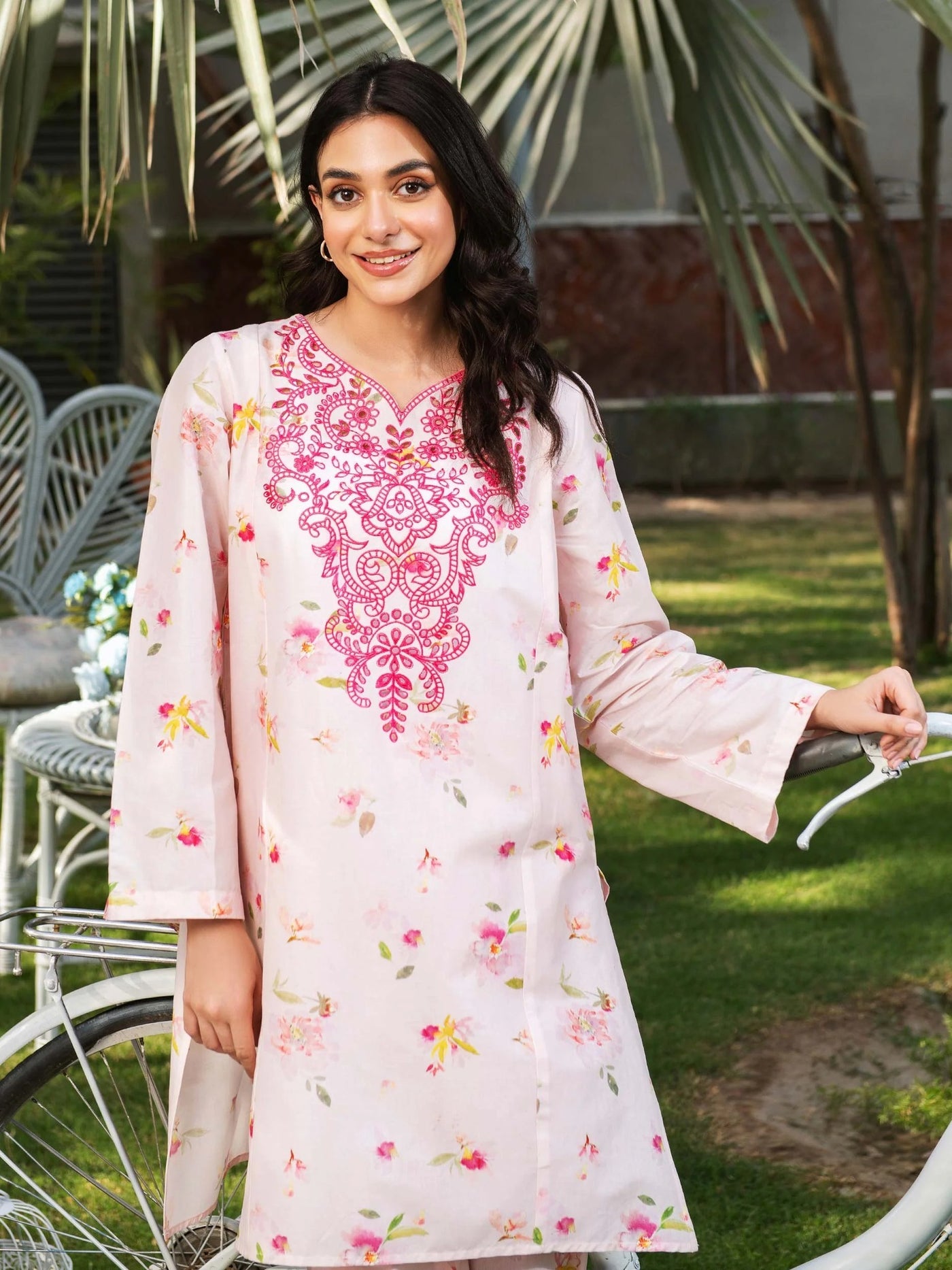 LIMELIGHT UNSTITCHED EMBROIDERED SUIT