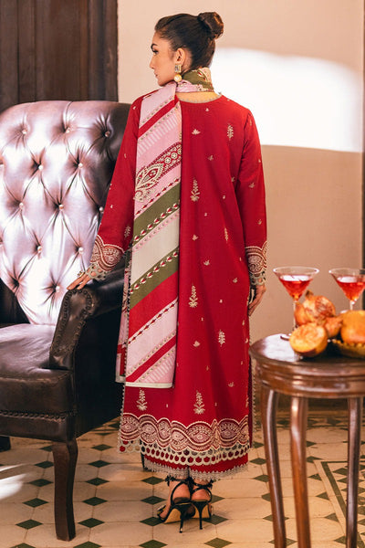 MUSHQ Symphony Unstitched Karandi Collection || Velvet Rose