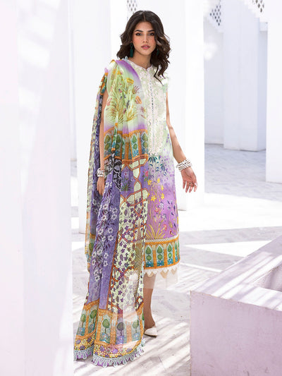 ROHEENAZ LEYA PRINTED LAWN-Pineapple Pop