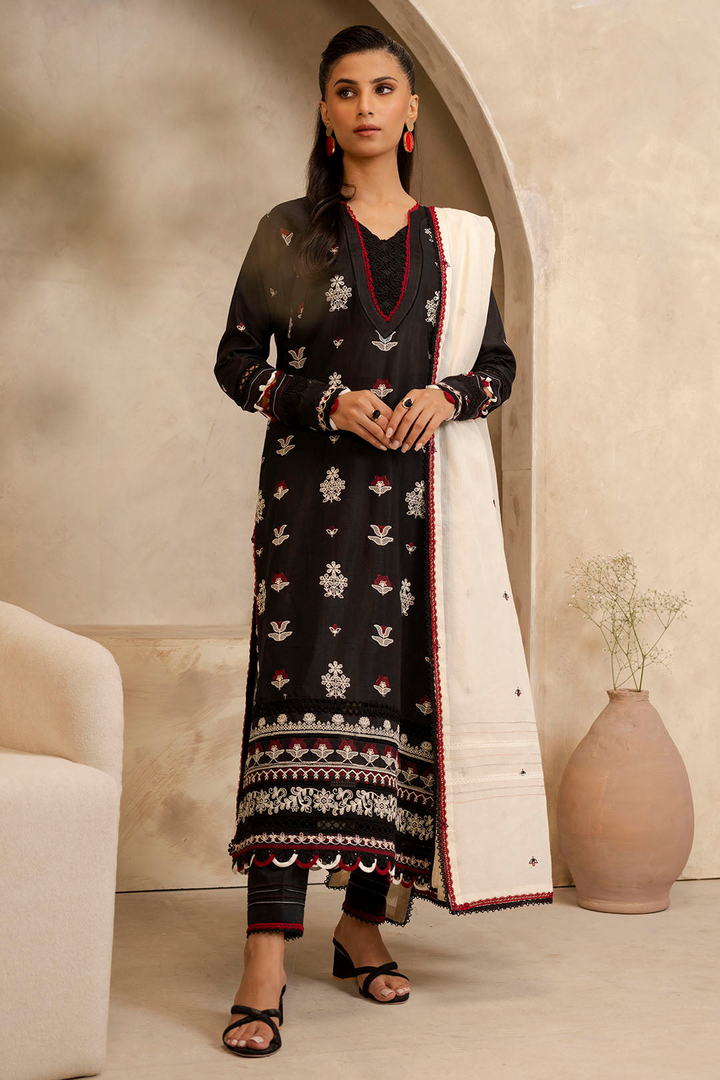 Embroidered Shirt Shalwar Dupatta