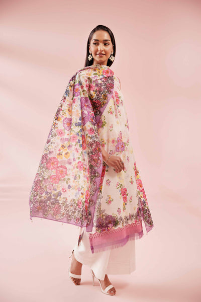 NISHAT LINEN Digital Printed Suit 3 piece