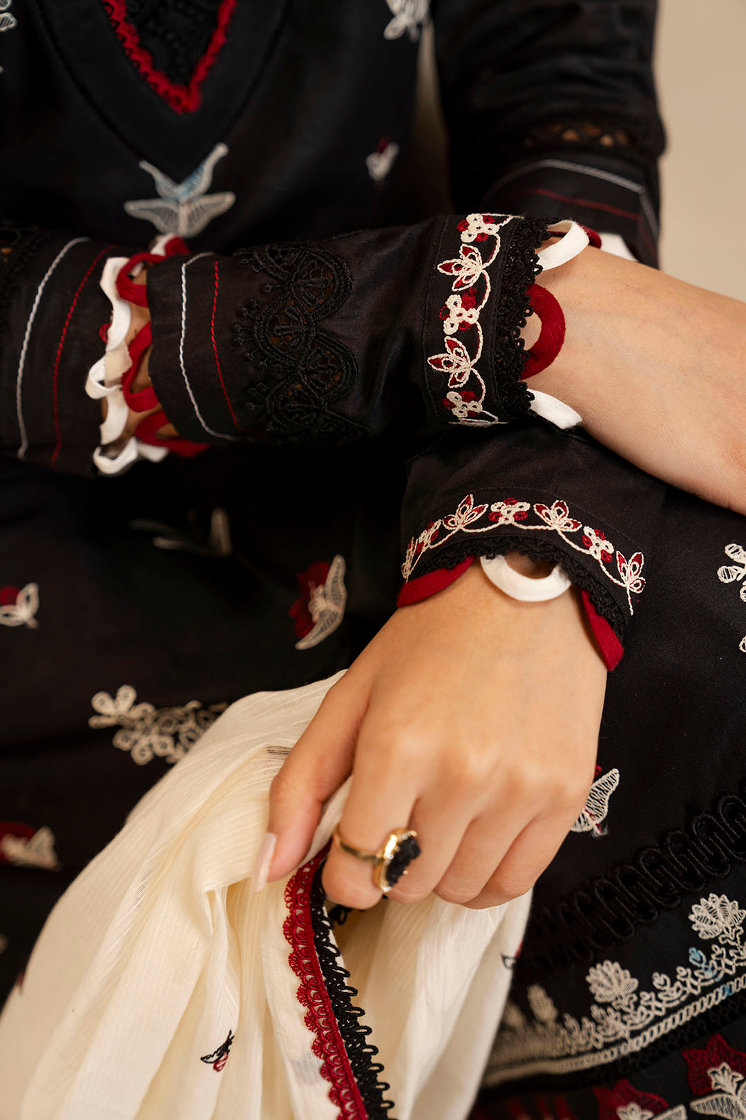 Embroidered Shirt Shalwar Dupatta