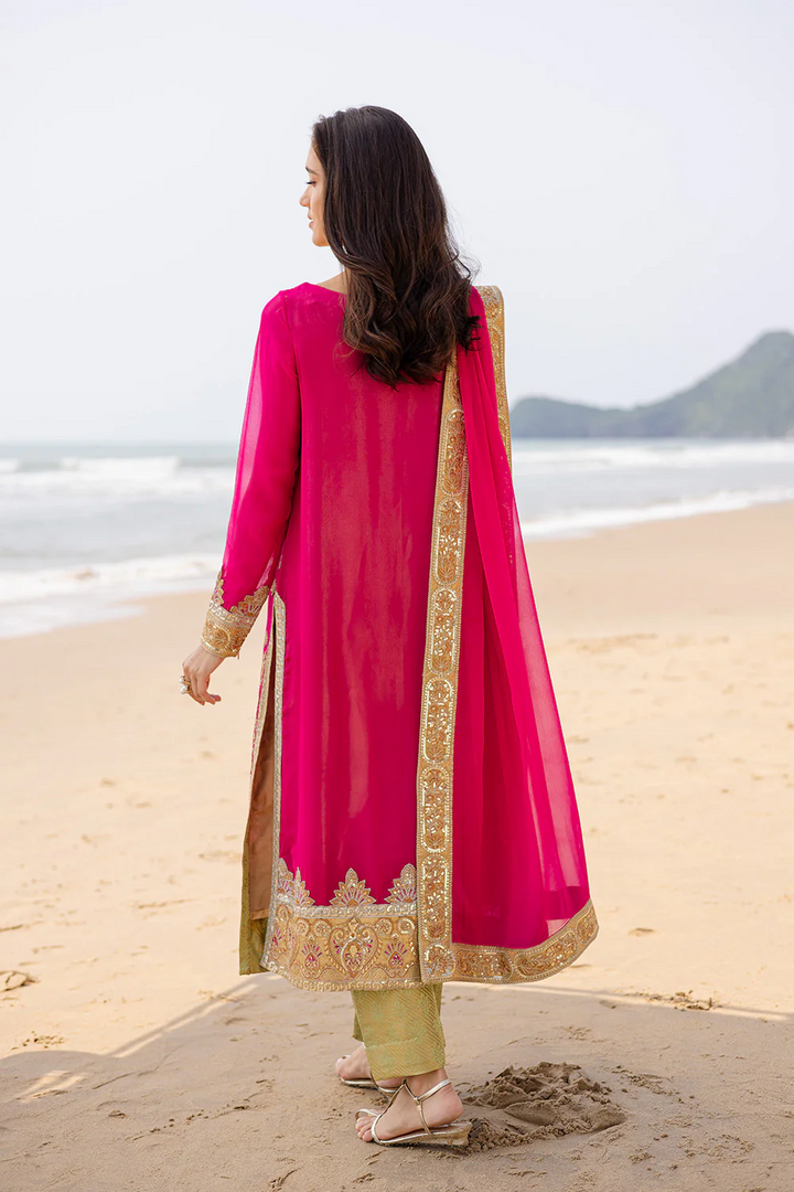 3 Piece Embroirdered Chiffon