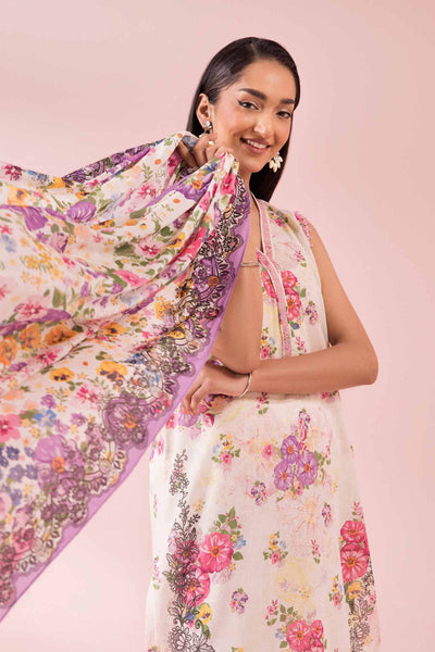 NISHAT LINEN Digital Printed Suit 3 piece