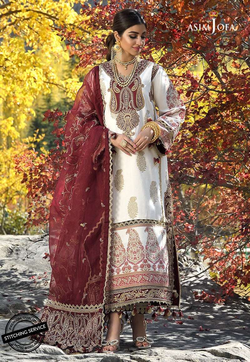 ASIM JOFA EMBROIDERED JACQUARD-AJFC-04