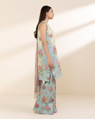 3 Piece - Embroidered Lawn Suit