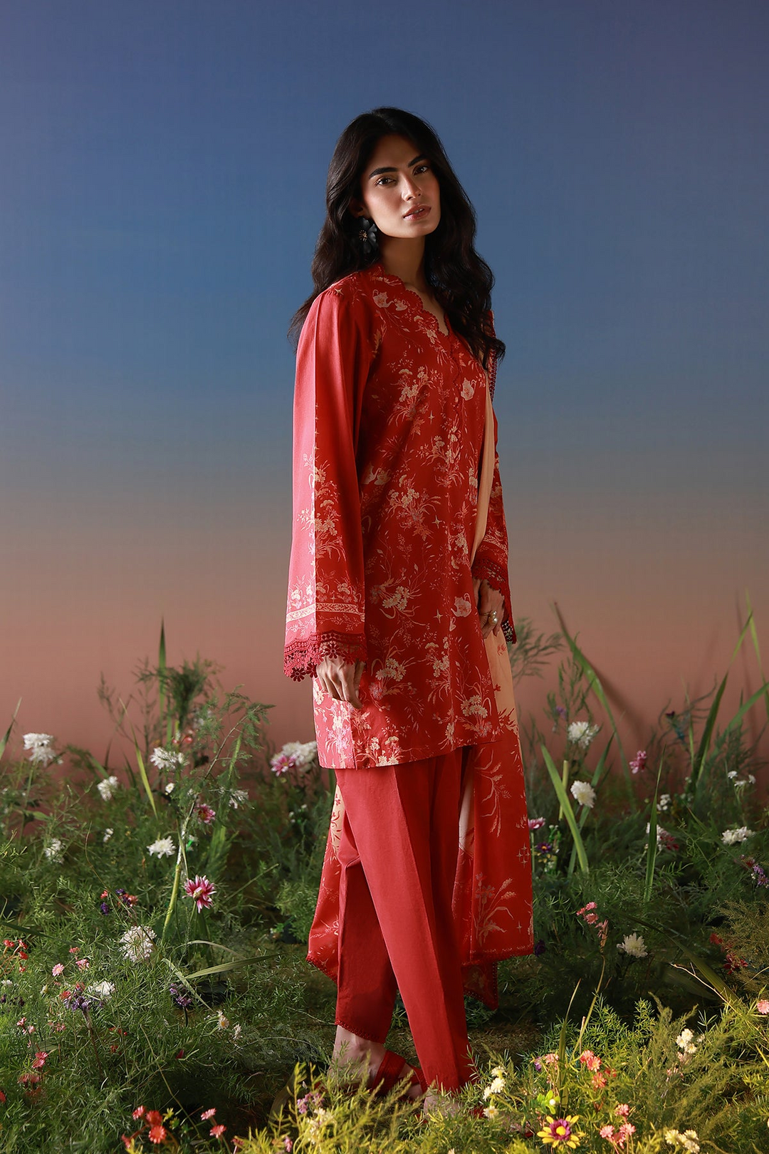 Mirha Unstitched Printed Lawn