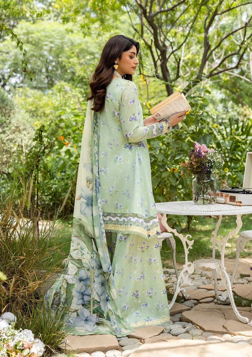 Elaf Prints with Chiffon Dupatta
