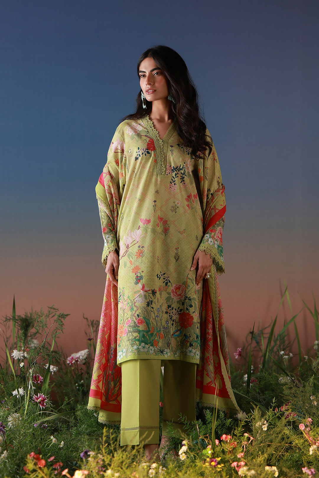 Mirha Unstitched Printed Lawn
