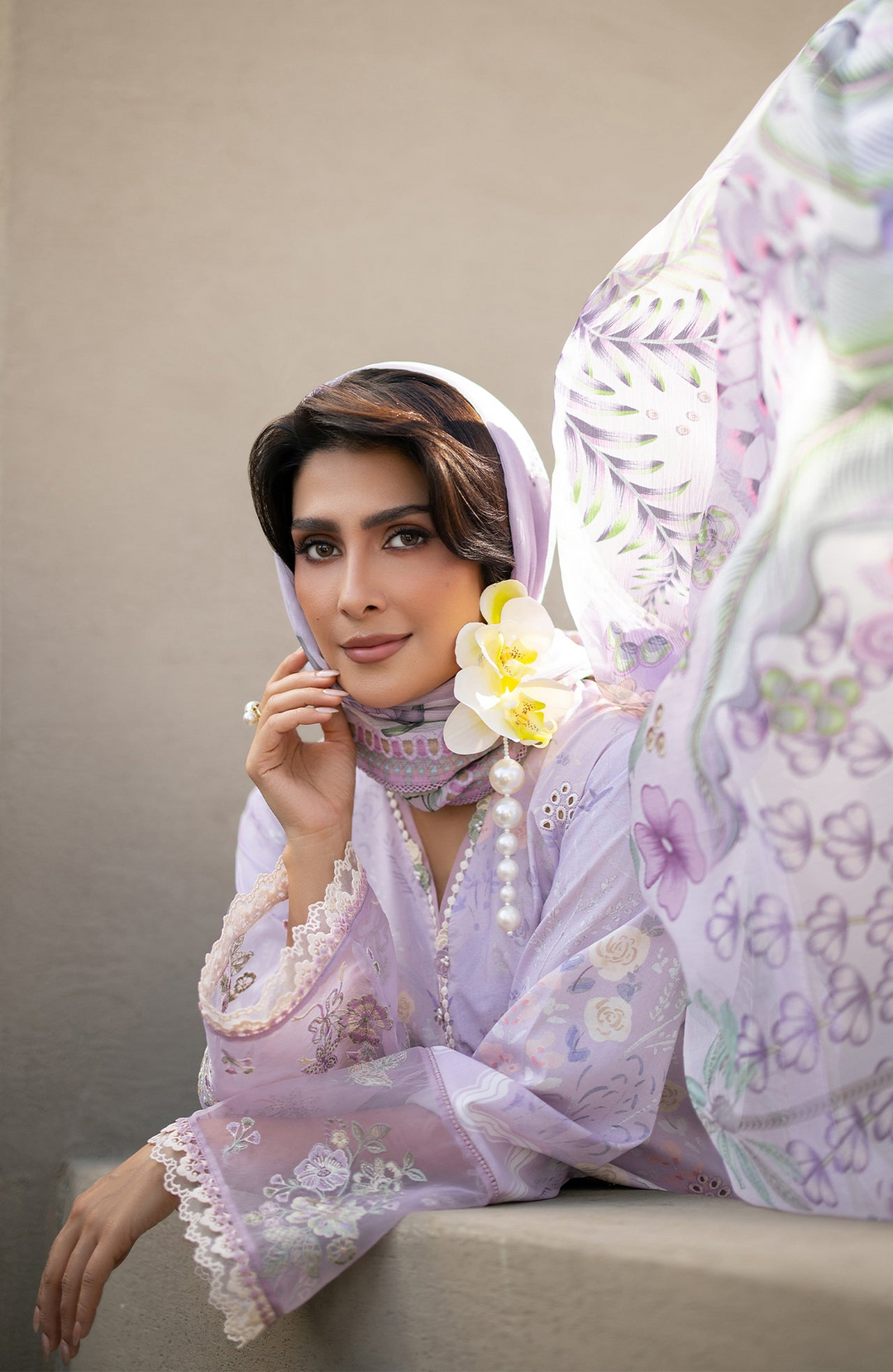 Afsanah Embroidered  Lawn