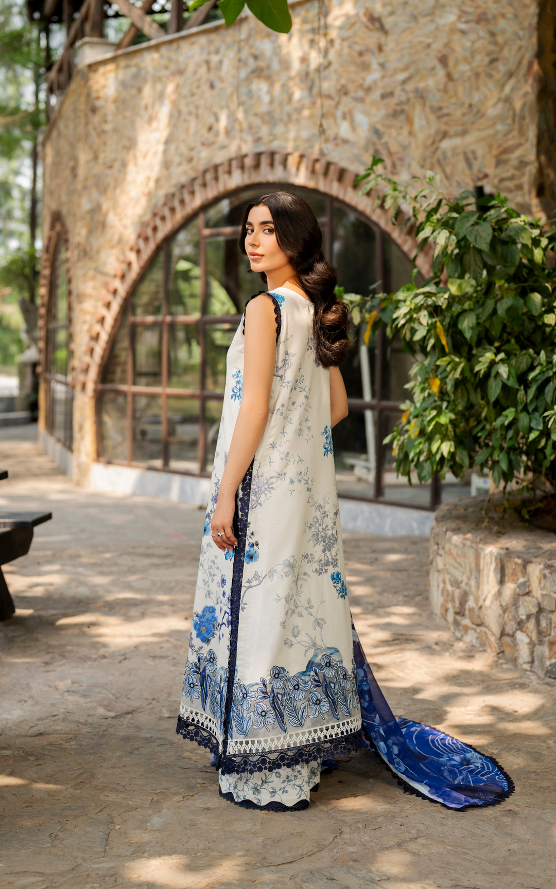 Meraki 3pcs Embroidered Unstitched Summer
