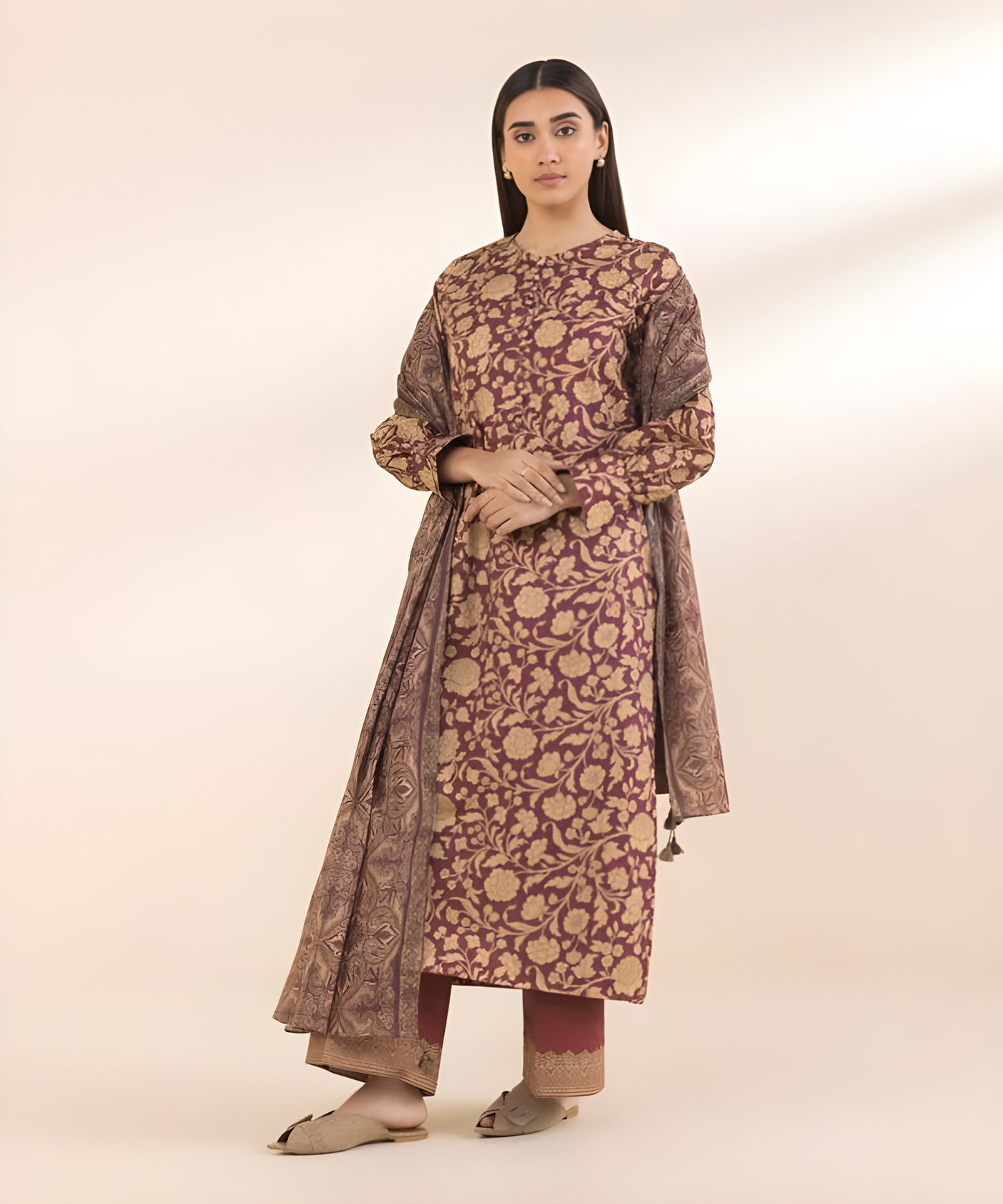 2 PIECE-PRINTED COTTON SUIT