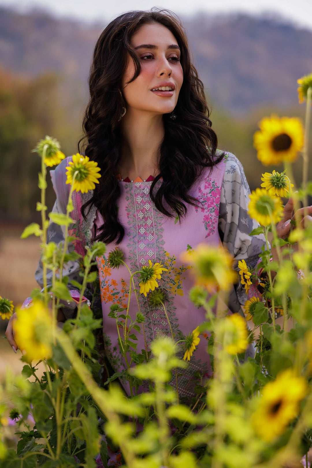3-PC Unstitched Embroidered Lawn Collection