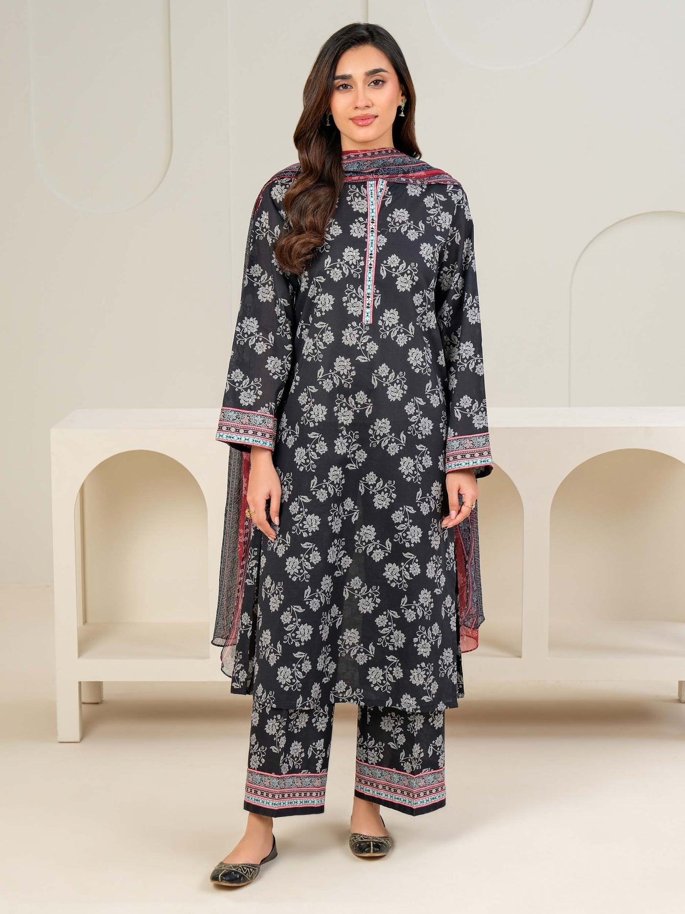 3 Piece Lawn Suit-Printed (Unstitched)