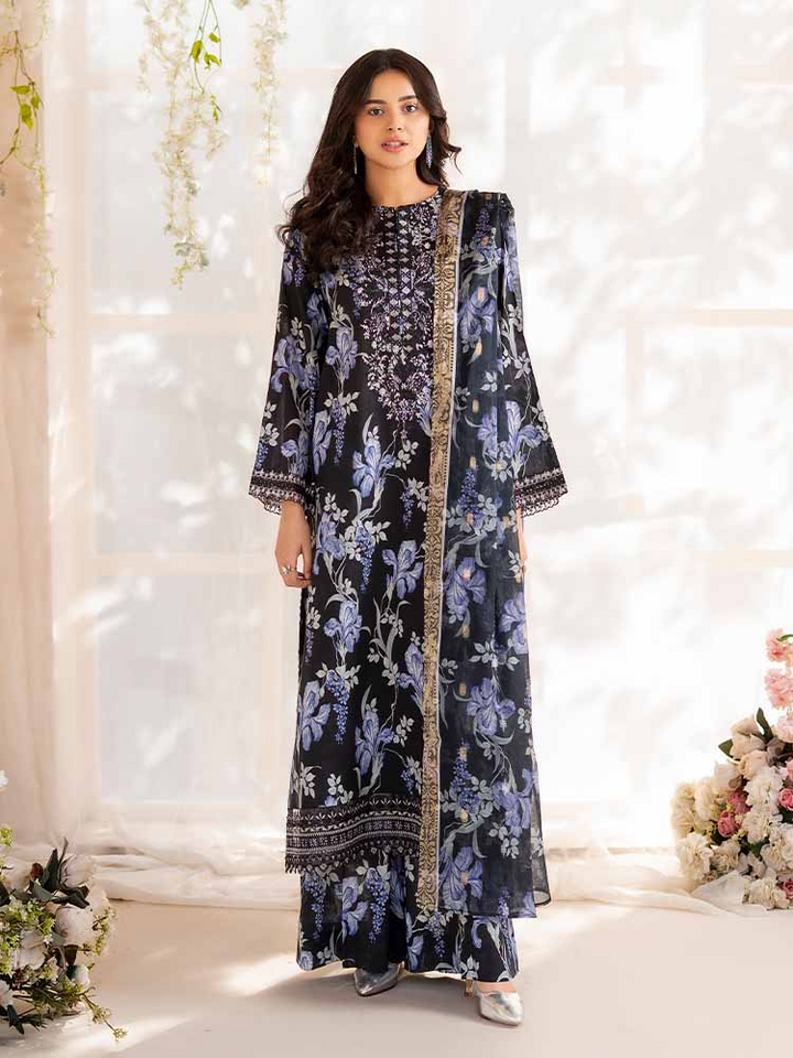 NOVA 3-Piece Unstitched Digital Printed Lawn Embroidered Suit