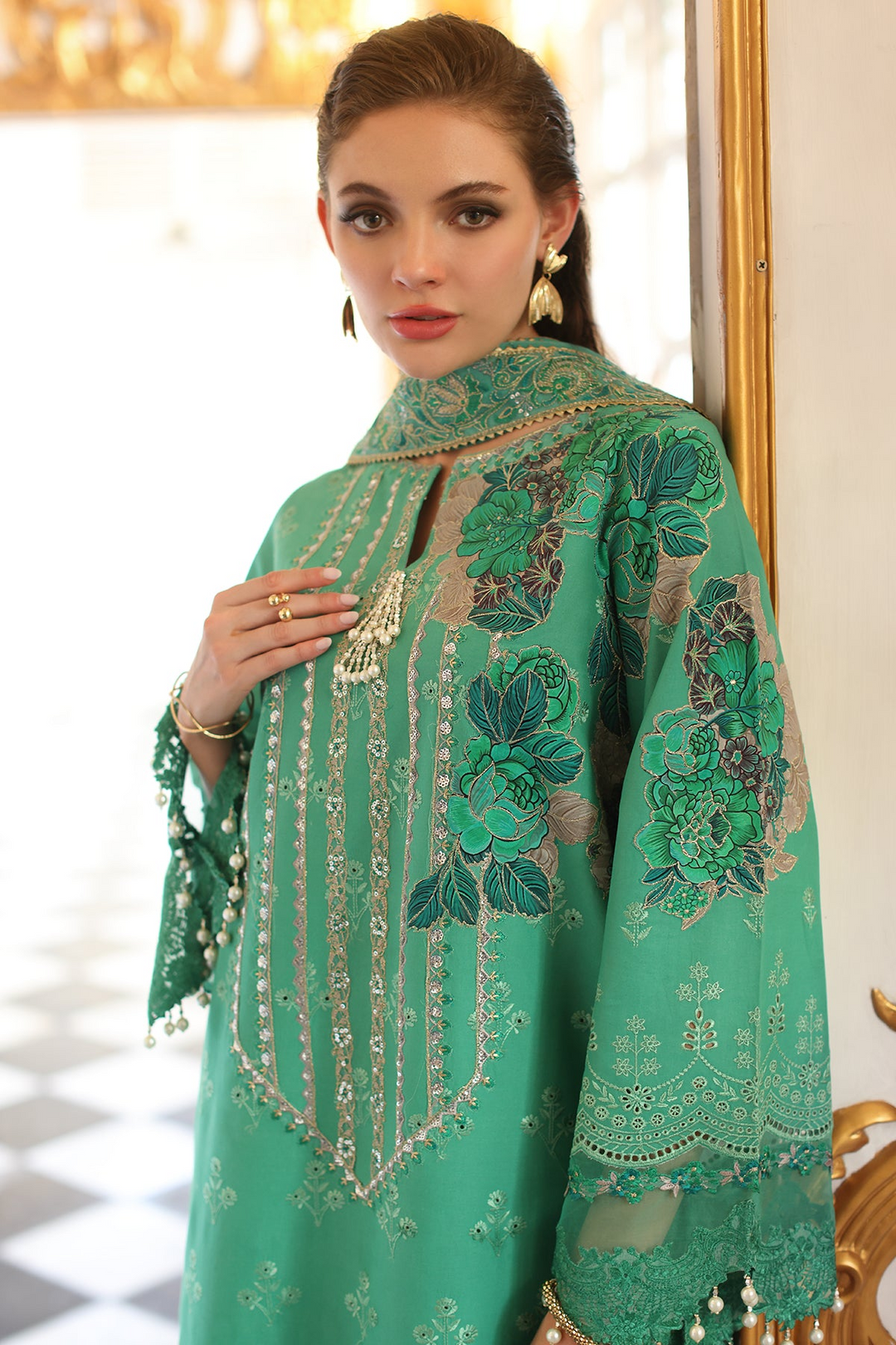 3-PC Unstitched Premium Chiffli Collection