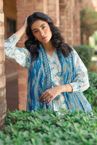 SAHAR Printed Lawn 3 Piece || S24-PL-V2-17