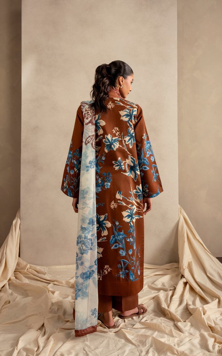 Meraki 3pcs Embroidered Unstitched Summer