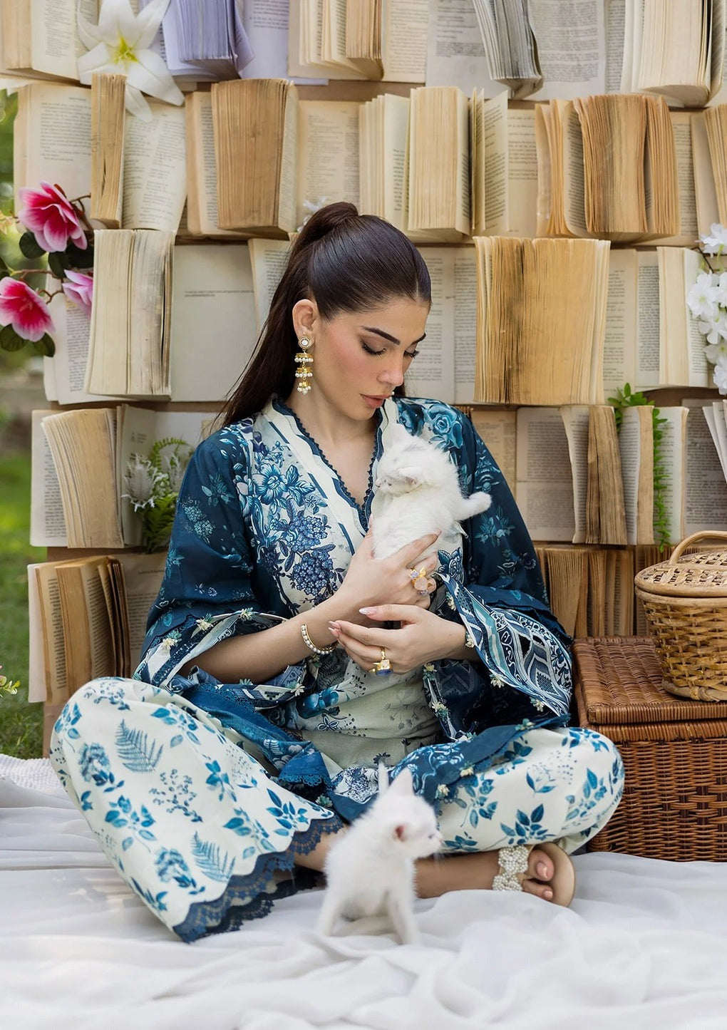 Elaf Prints with Chiffon Dupatta