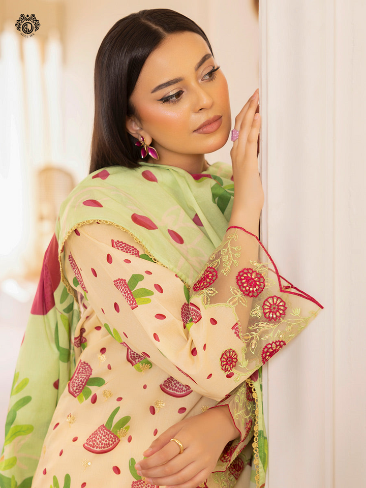 Asha 3 PC UNSTITCHED
