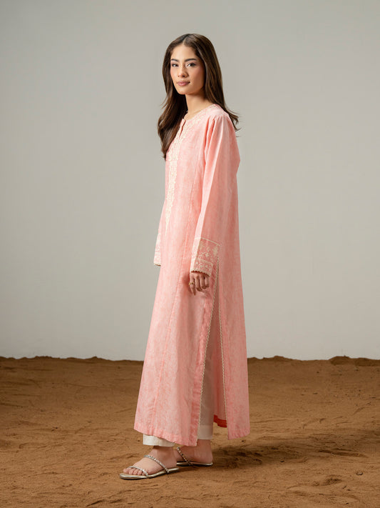 Jacquard Shirt-Embroidered (Pret)