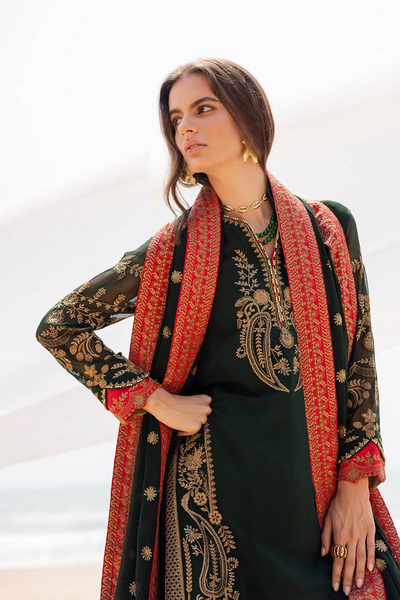 3 Piece Embroirdered Chiffon