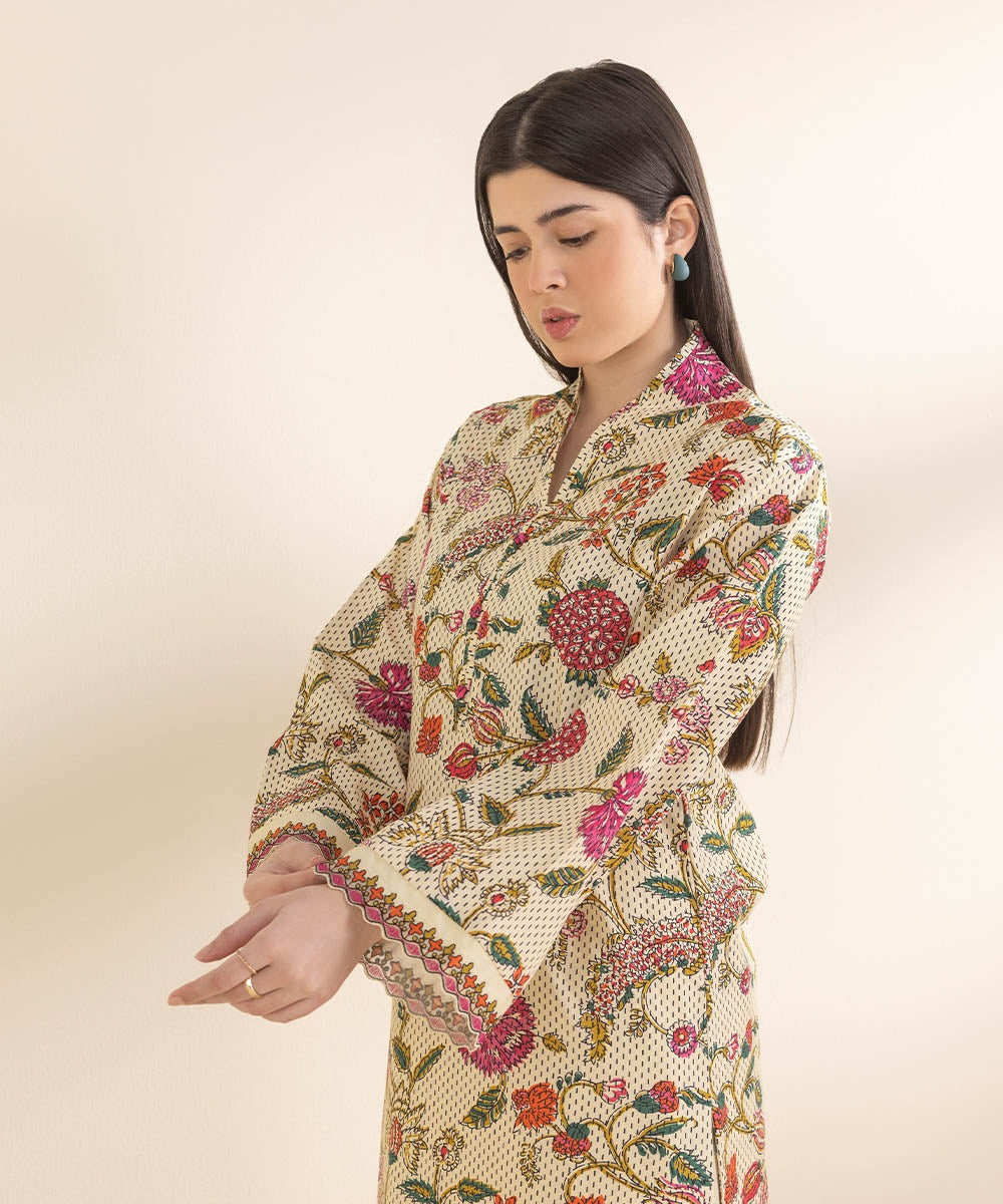 2 Piece - Embroidered Lawn Suit
