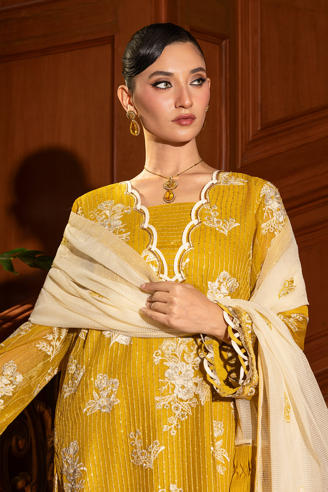 Embroidered Shirt Shalwar Dupatta