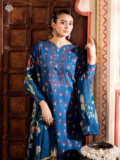 Tabeer Unstitched Lawn 3 PC