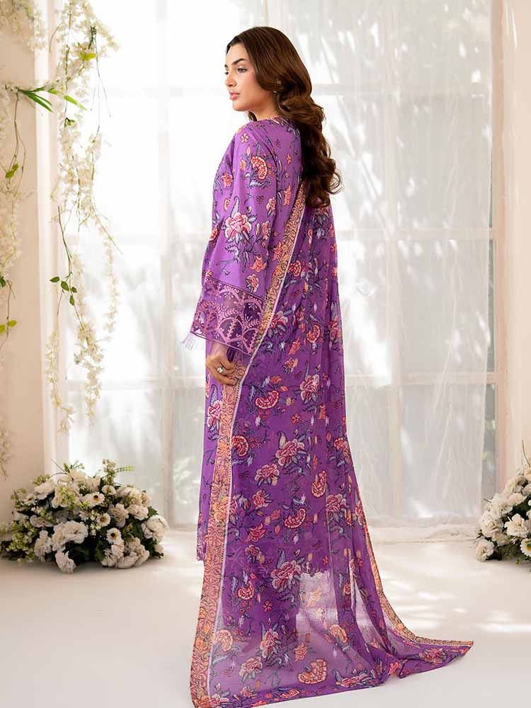 NOVA 3-Piece Unstitched Digital Printed Lawn Embroidered Suit